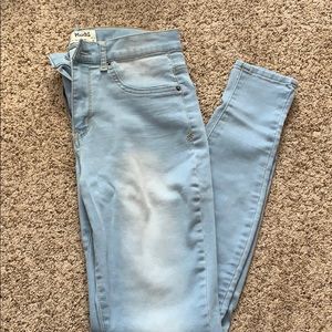 Super high rise waist jeggings